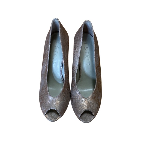 Metallic chunky heels - Picture 3 of 3